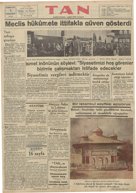Tan Gazetesi - Atatürk Ansiklopedisi